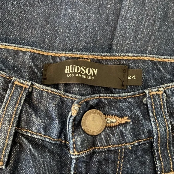 NWOT Hudson Holly Wide Leg High Rise Crop Jeans - Picture 9 of 11